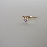 Anillo Nivá Aguamarina